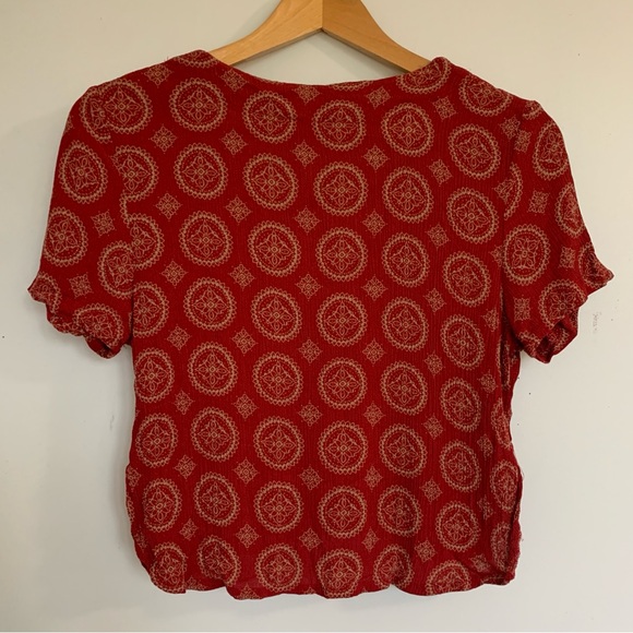 BRANDY MELVILLE BOHO PAISLEY CROP TOP - Picture 4 of 6